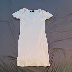 Forever 21 Cream Midi Dress